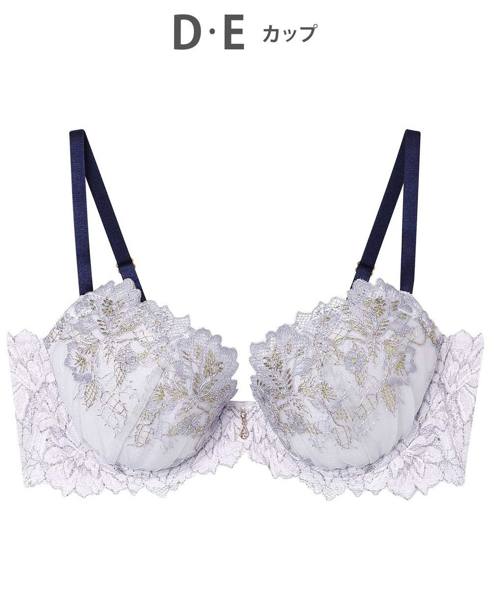 AMPHI ブラジャー ふっくらまる胸キープ 脇高設計 脇・背中スッキリ Gカップまで対応 大きいサイズ 【Hold Day Bra ホールドデイブラ】 BYJ305 アンフィ／ワコール 