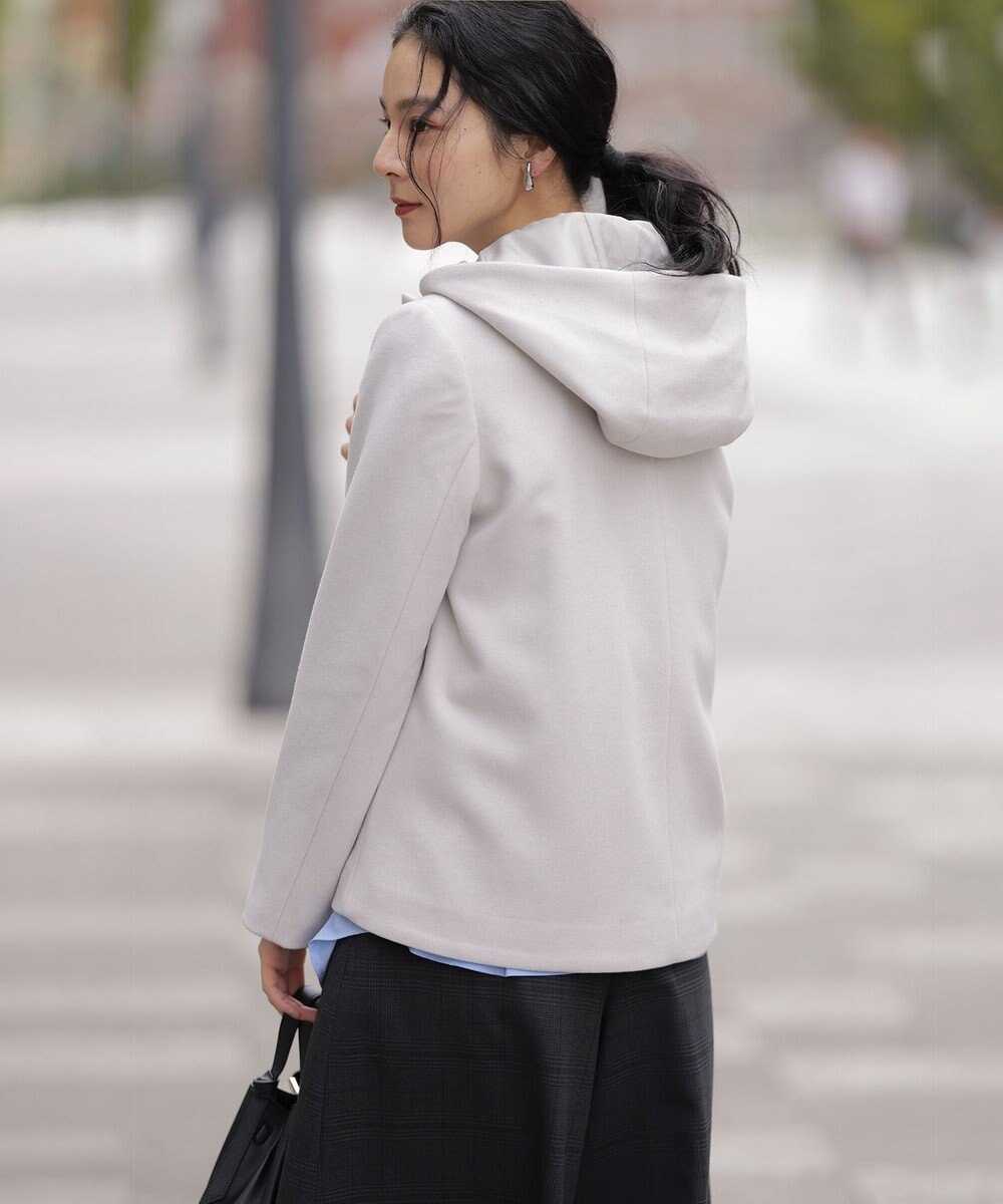 組曲 L ウールモッサ ショートコート 