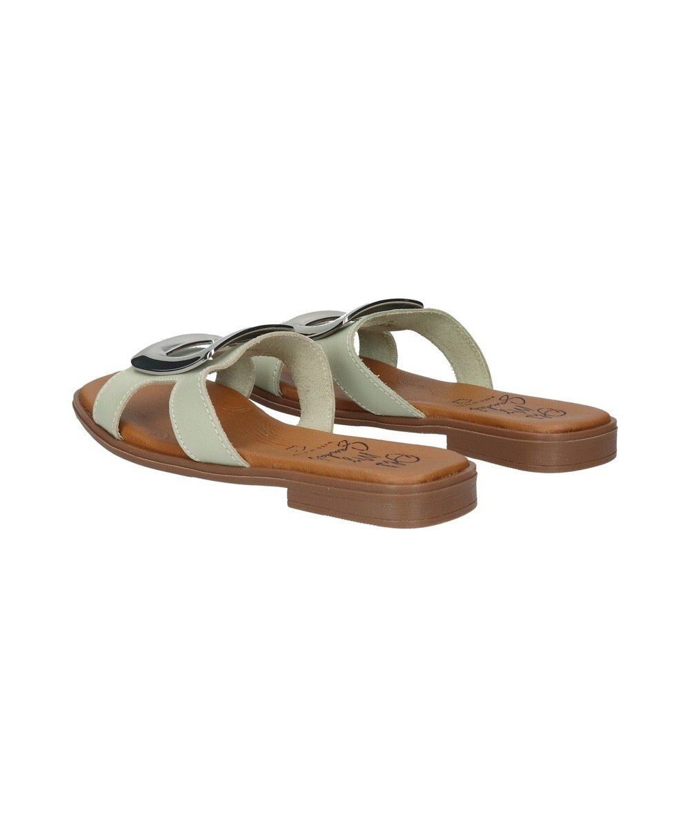 INTER-CHAUSSURES 【Oh my Sandals】メタルバックルフラットサンダル 