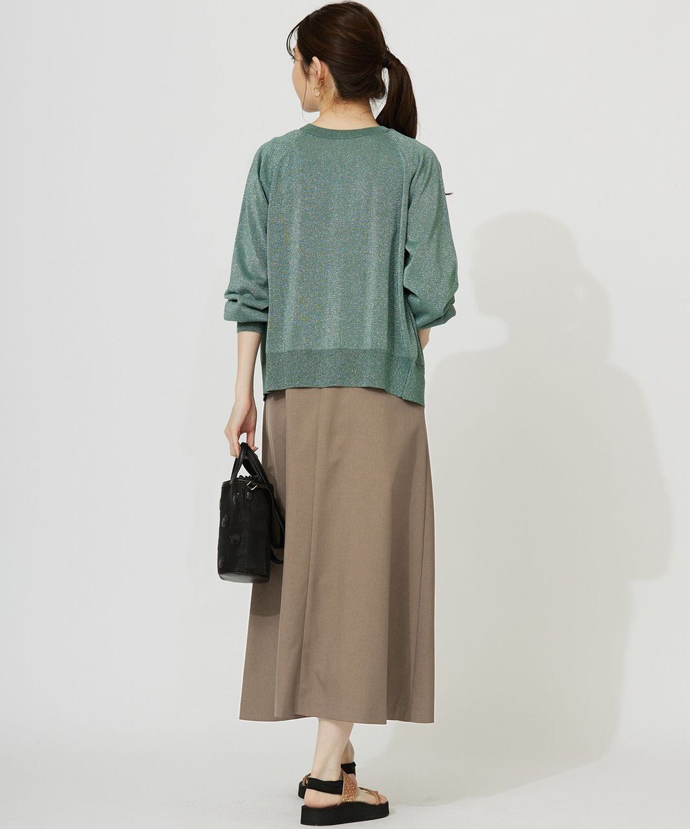 ANY SIS 【洗える】ラメ カーディガン 