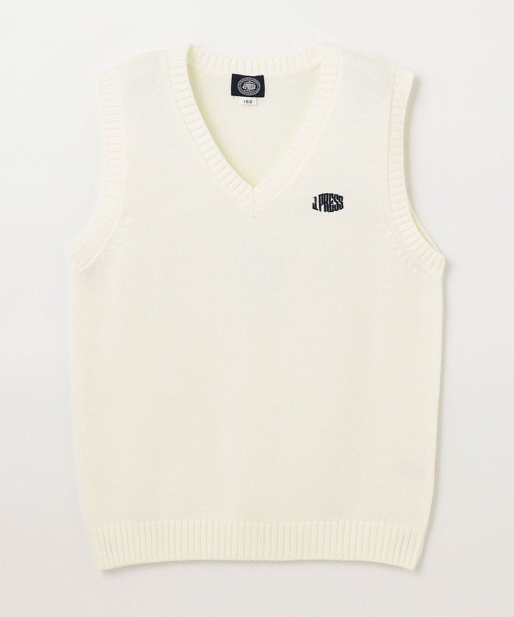 J.PRESS KIDS 【140-170cm】ロゴ入りニット ベスト 