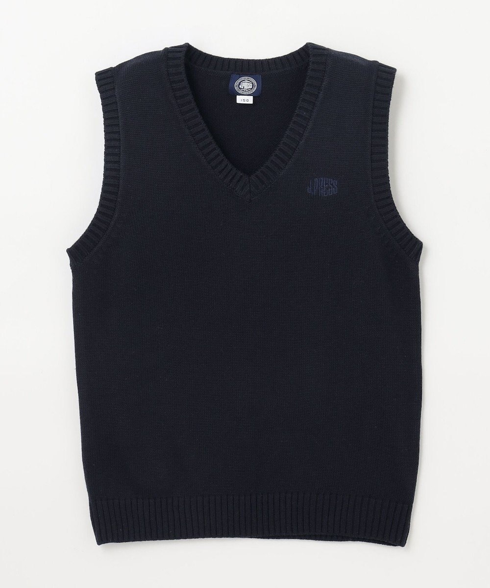 J.PRESS KIDS 【140-170cm】ロゴ入りニット ベスト 