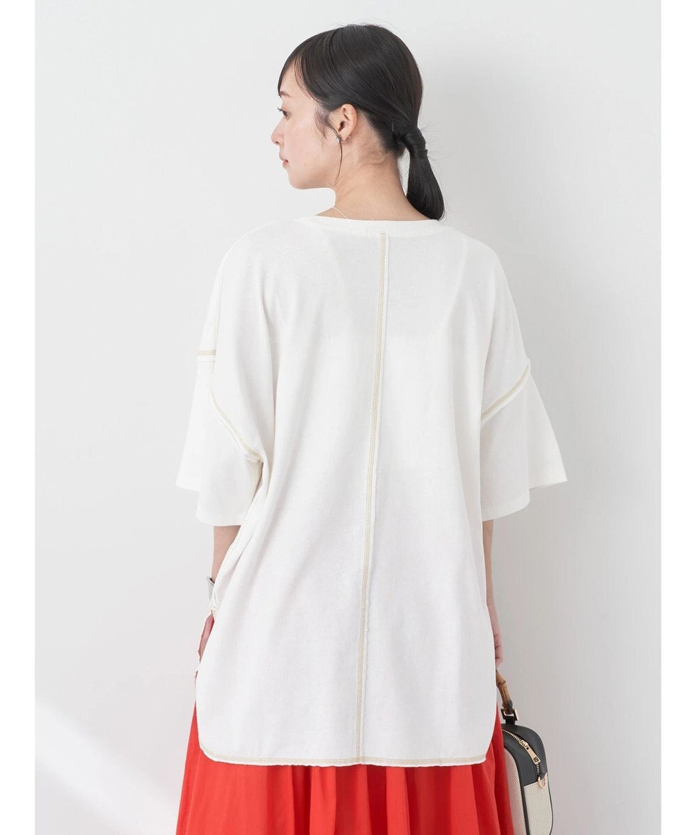 earth music&ecology 配色ステッチチュニックＴ 