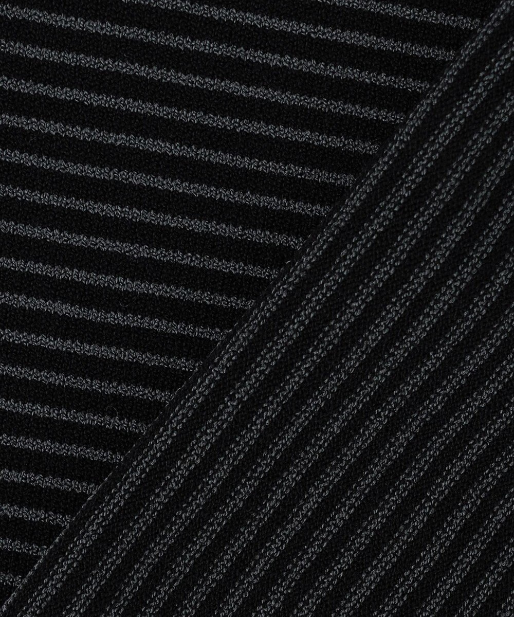 JOSEPH HOMME 【新柄】リュクスレーヨンボーダー　クルーネック半袖ニット 