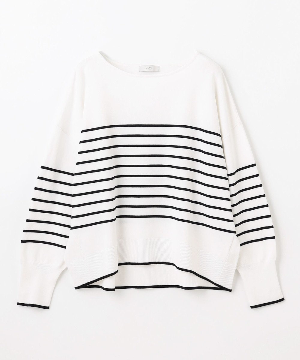 ANY バスクボーダーニットプルオーバー 