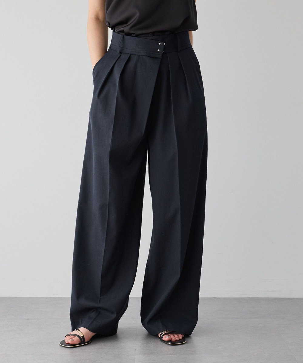 YECCA VECCA メタルホックワイドパンツ 