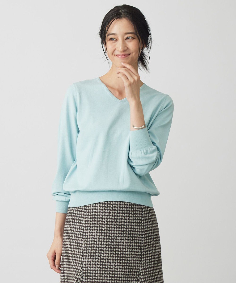 J.PRESS LADIES 【人気のため新色追加】PRINCE Vネック ニット 