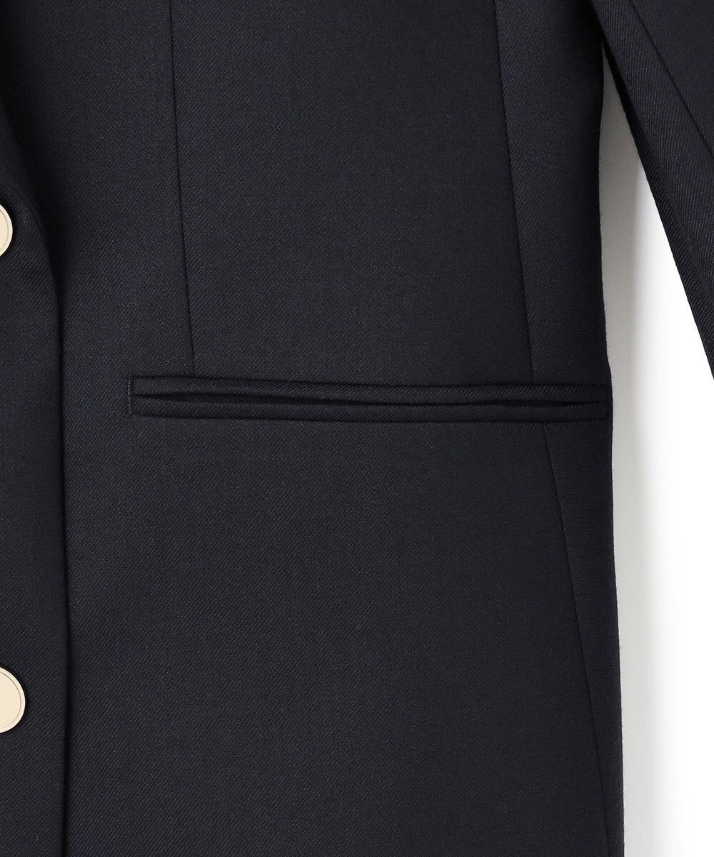 23区 ウーステッドウールツイル 紺ブレ ジャケット 