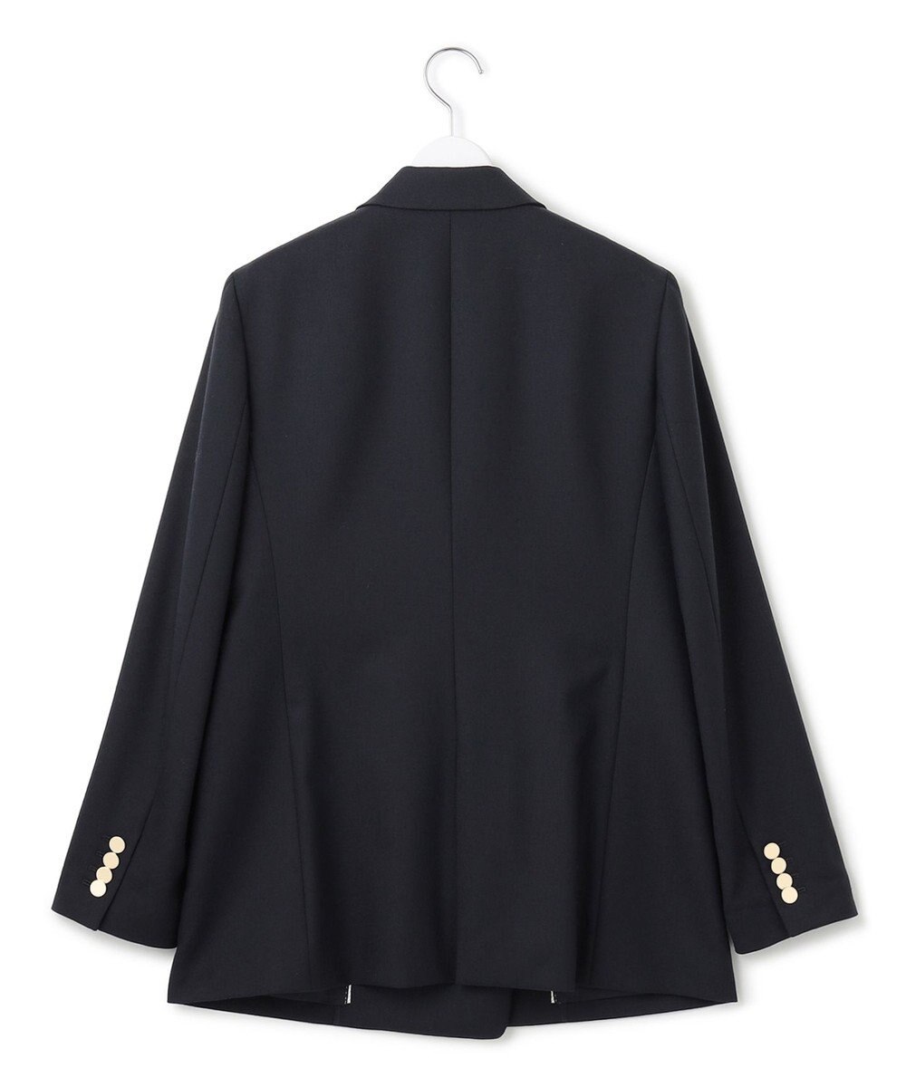 23区 ウーステッドウールツイル 紺ブレ ジャケット 