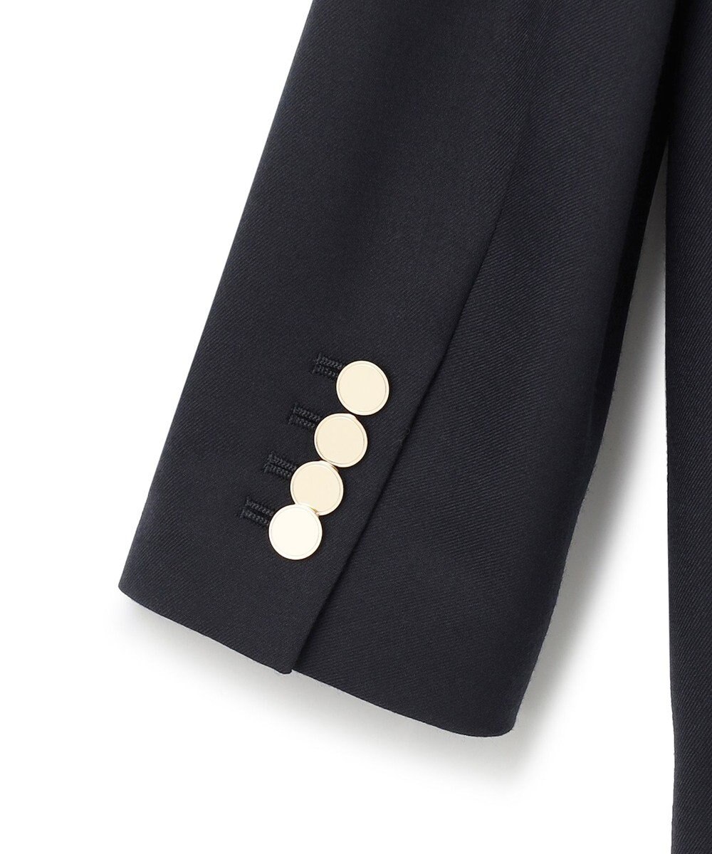 23区 ウーステッドウールツイル 紺ブレ ジャケット 