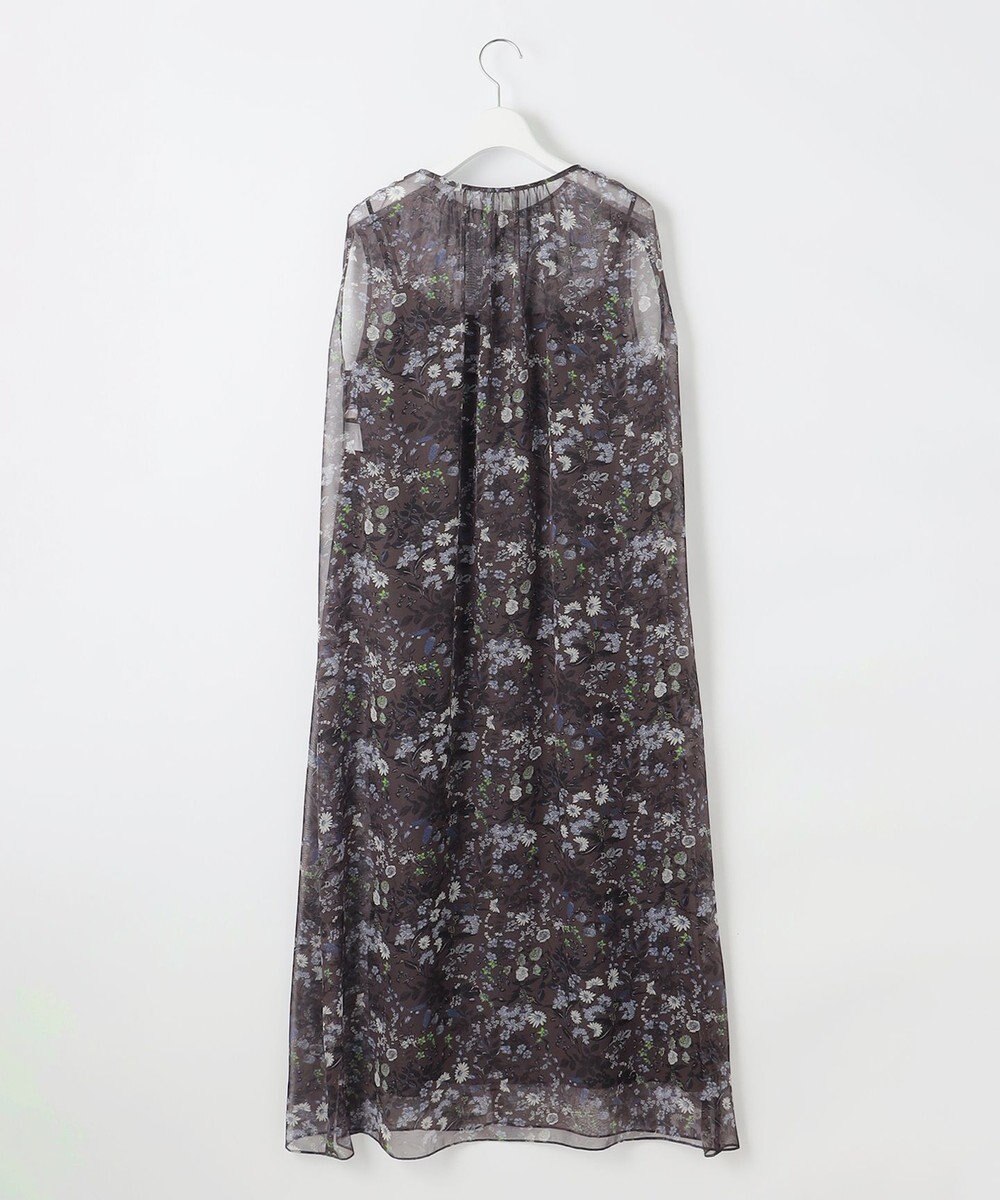 自由区 L 【カタログ掲載・洗える】ボタニカルフラワープリント ワンピース 