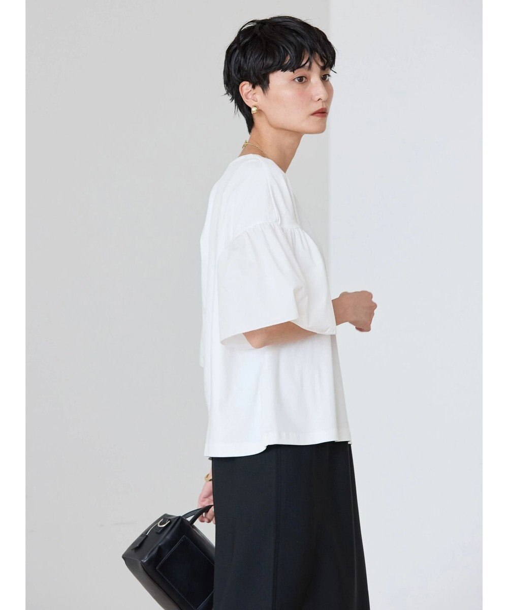 AMERICAN HOLIC 袖フレア５分袖カットプルオーバー 