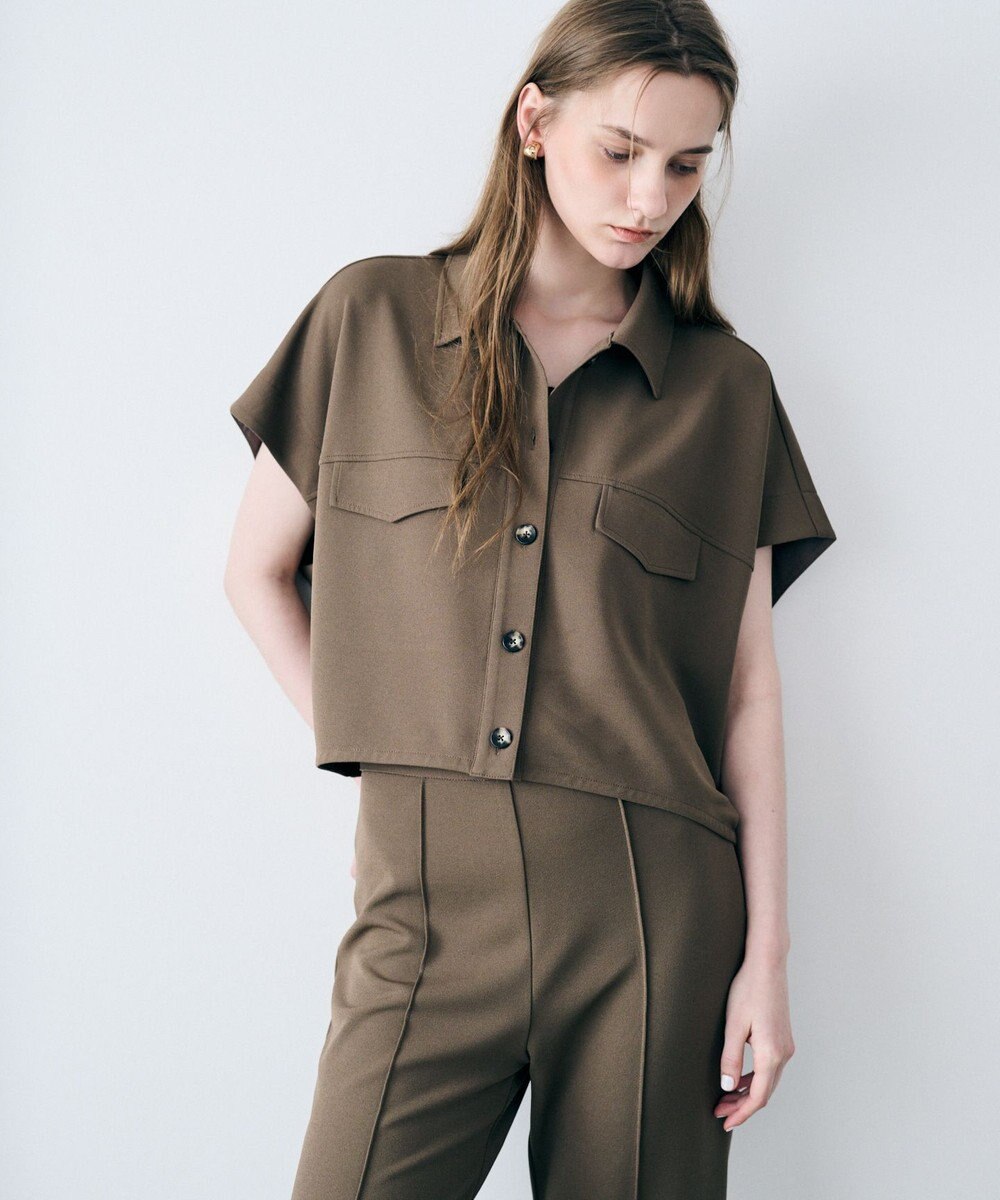 uncrave ジョーゼットダブルジャージー トップス 