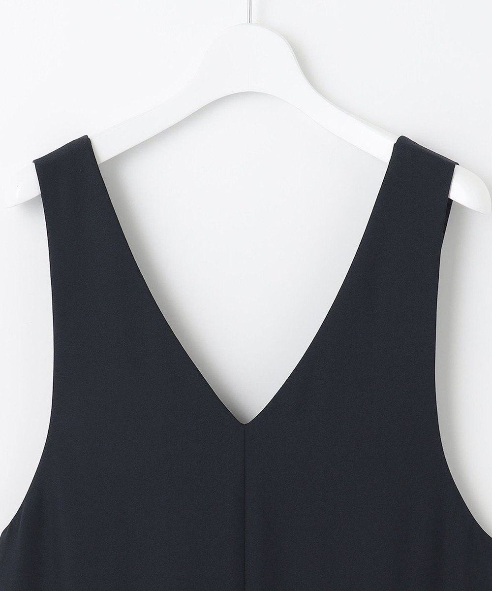 J.PRESS LADIES L 【洗える・イージーケア・UVカット・接触冷感】 ストレッチバックサテンジョーゼット ジャンパースカート 