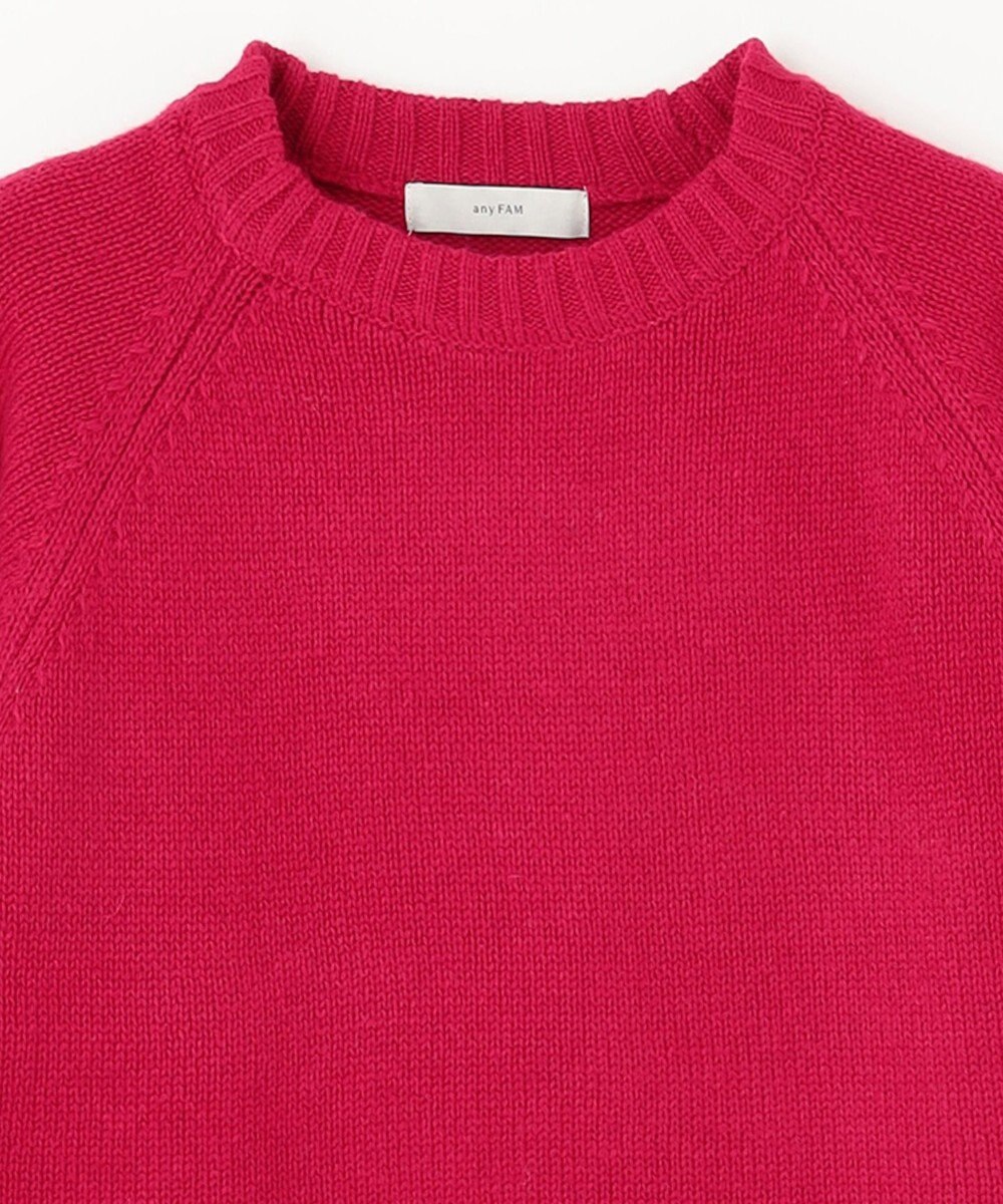 ANY 【6色展開】ラムウールラグランスリーブニット 
