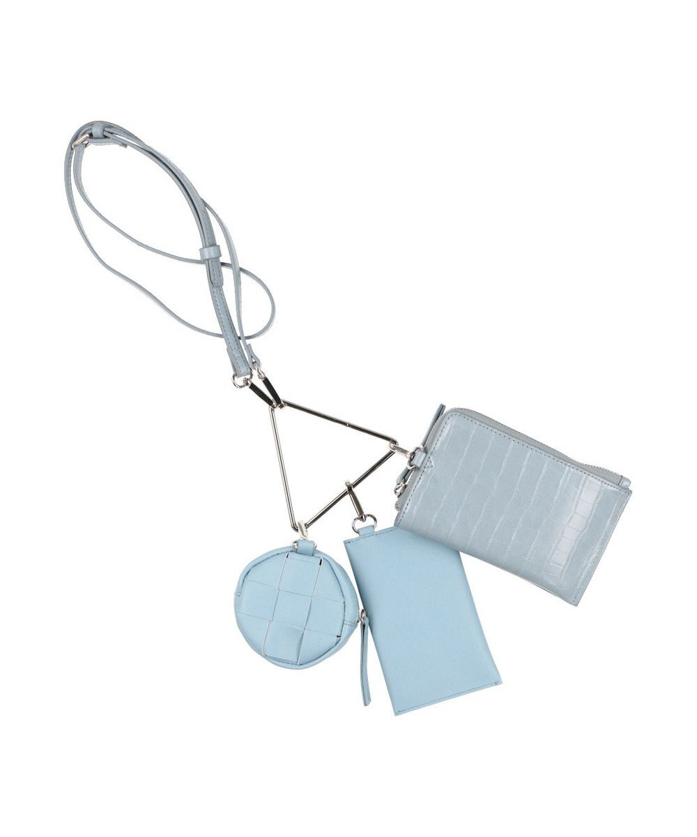 LA BAGAGERIE 【MONICA】トライアングルマルチショルダーバッグ 