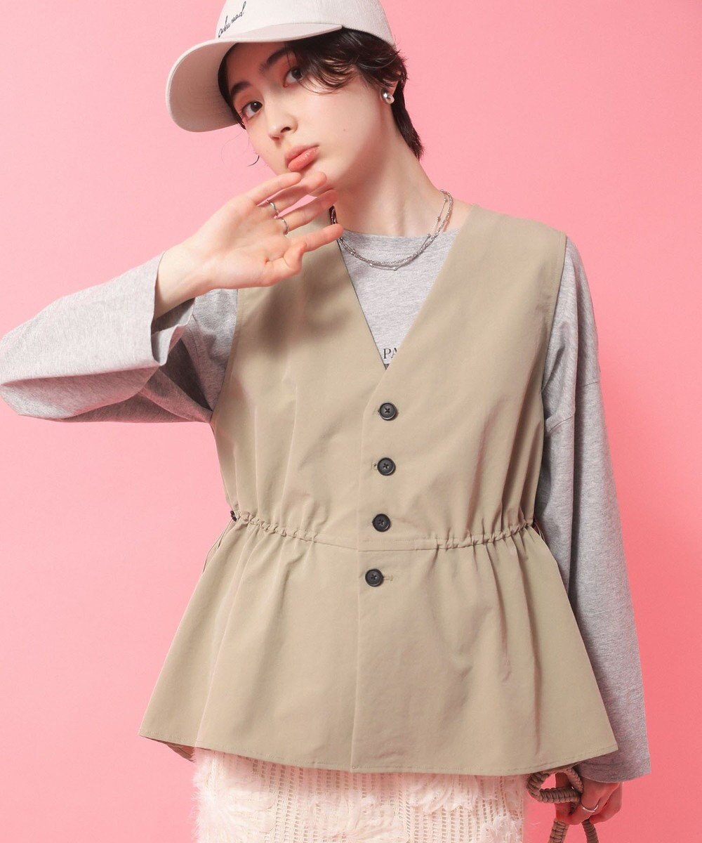 Green Parks ドロストフレアベスト 