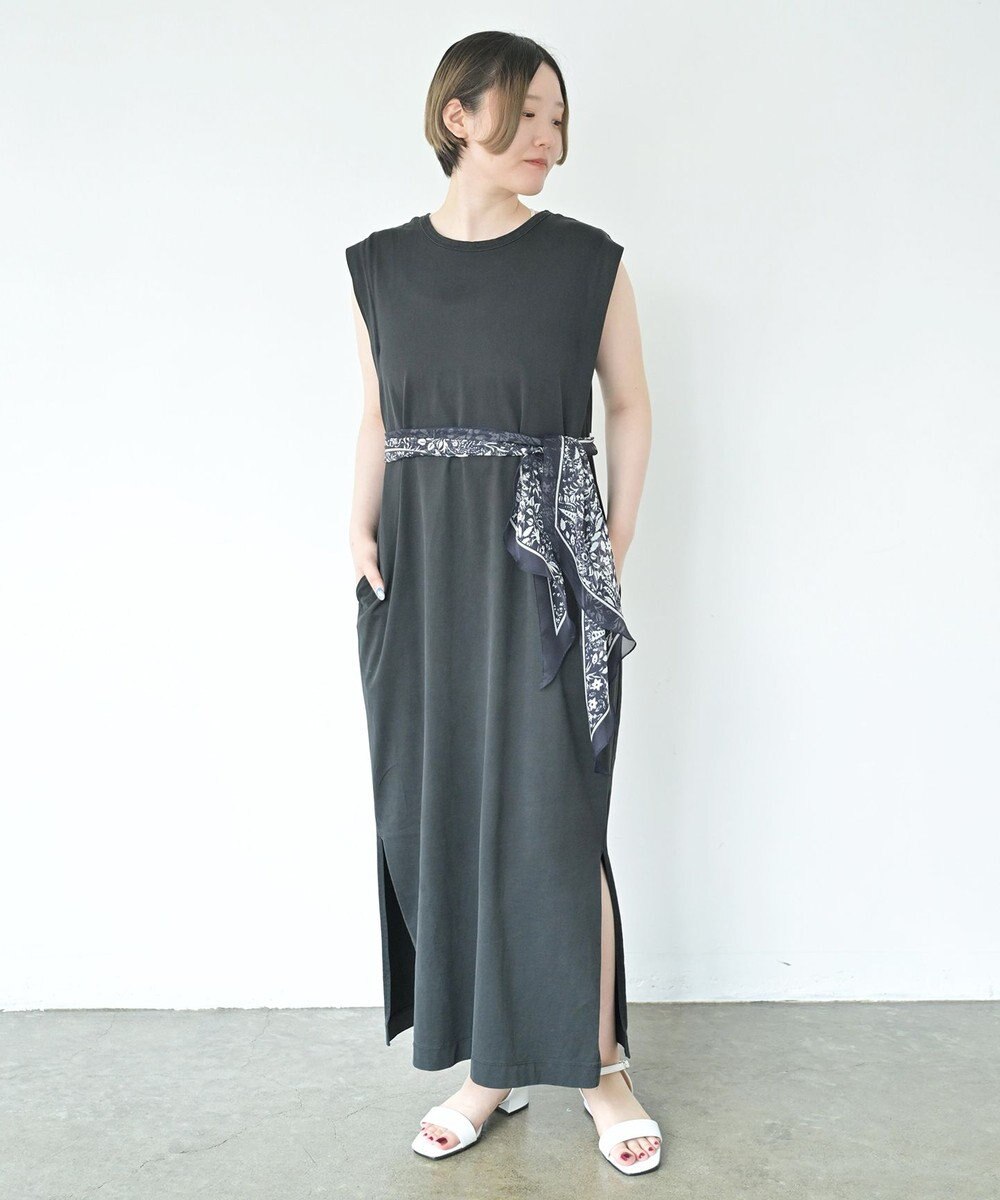 Marca ＜洗えるシルク＞【Marcaオリジナル】小枝更紗 ウォッシャブル シルクローン剣先ストール 