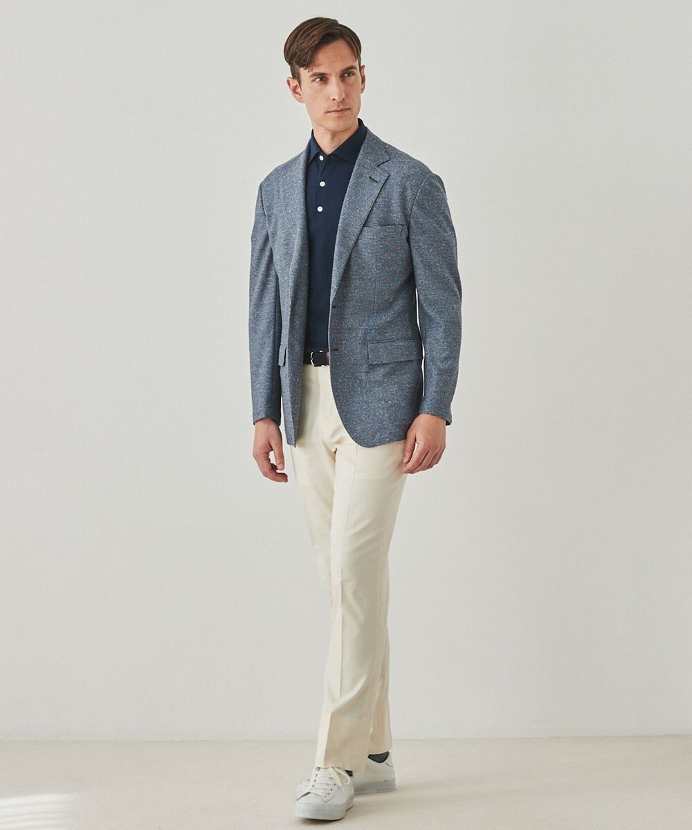 GOTAIRIKU 仕事で着られる綿パン【吸水速乾/ストレッチ/折り目加工】クールマックスコットンパンツ_ノータック（25年モデル） 