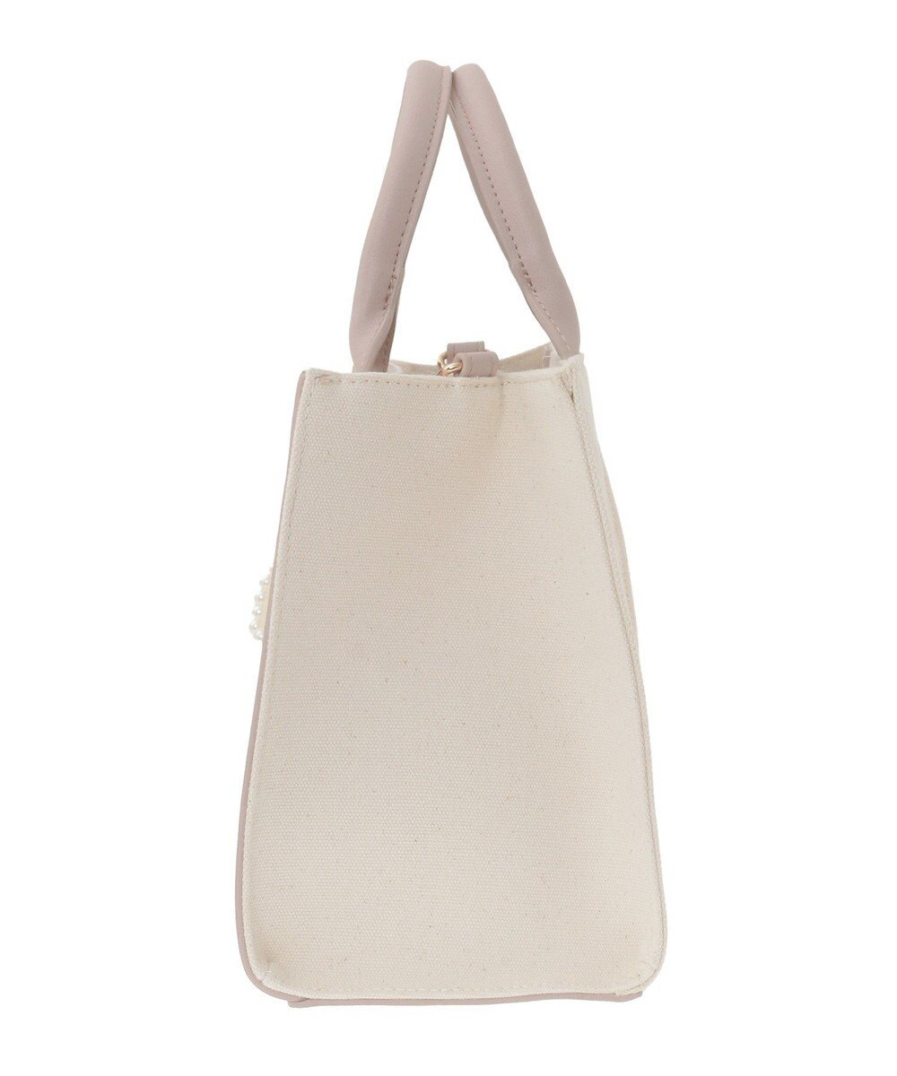 Maison de FLEUR チャーム付きスクエア2Wayバッグ 