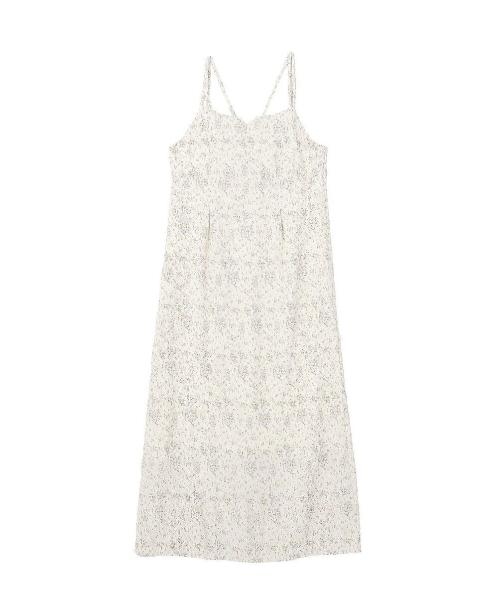 earth music&ecology フラワーバッククロスキャミワンピース 