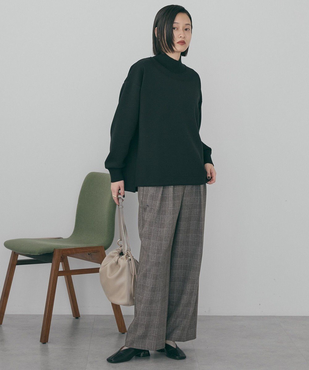 AMERICAN HOLIC ハイネックリブポンチプルオーバー 