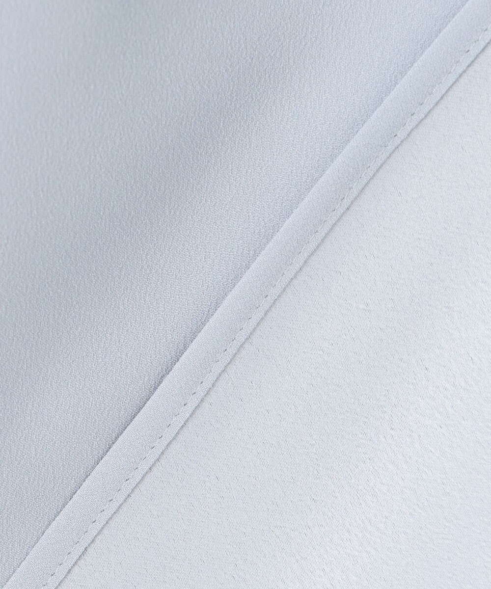 J.PRESS LADIES L 【洗える】ヌーディスバックサテン スタンドカラー ブラウス 