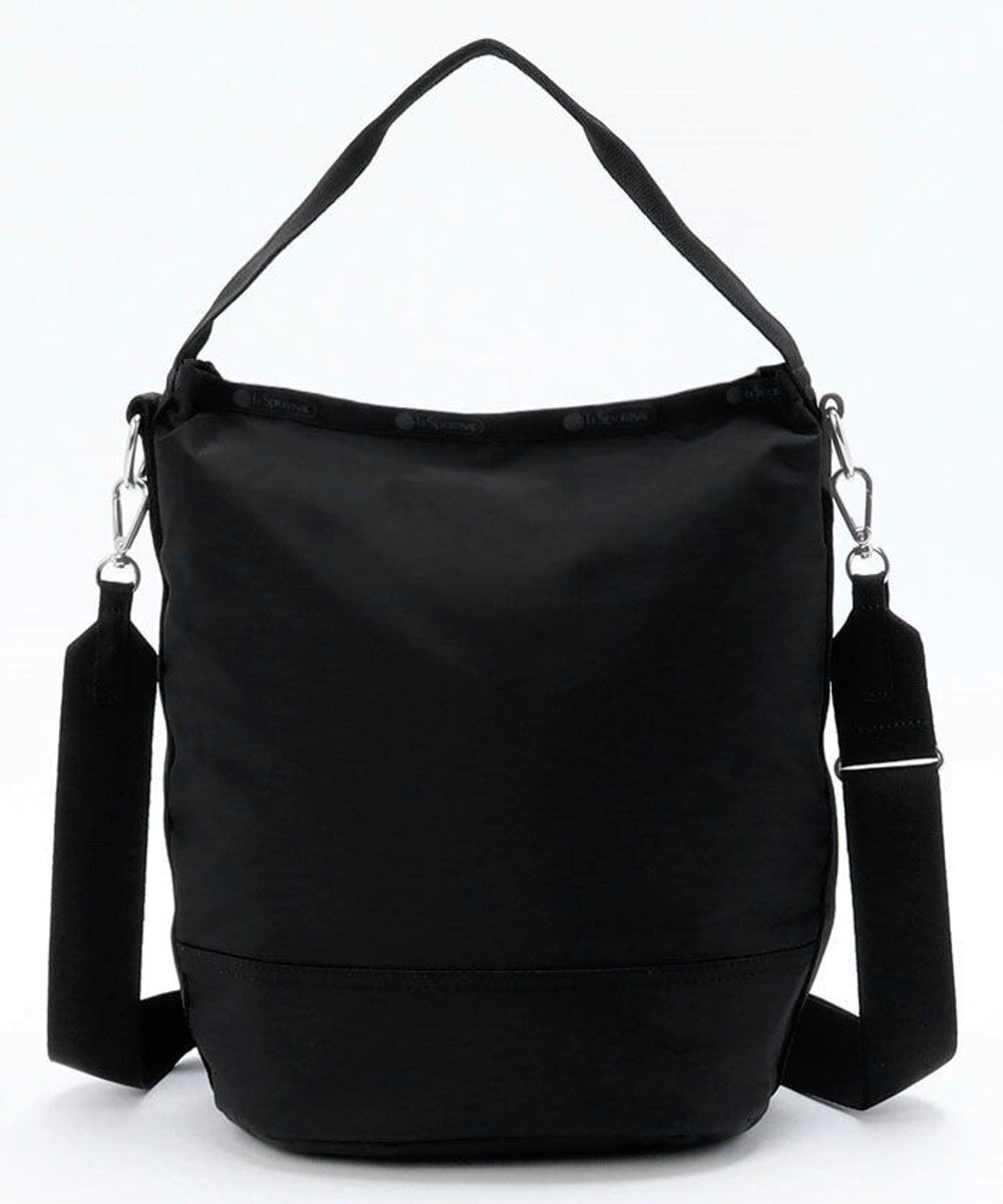 LeSportsac CONVERTIBLE BUCKET BAG/リサイクルドブラックJP 