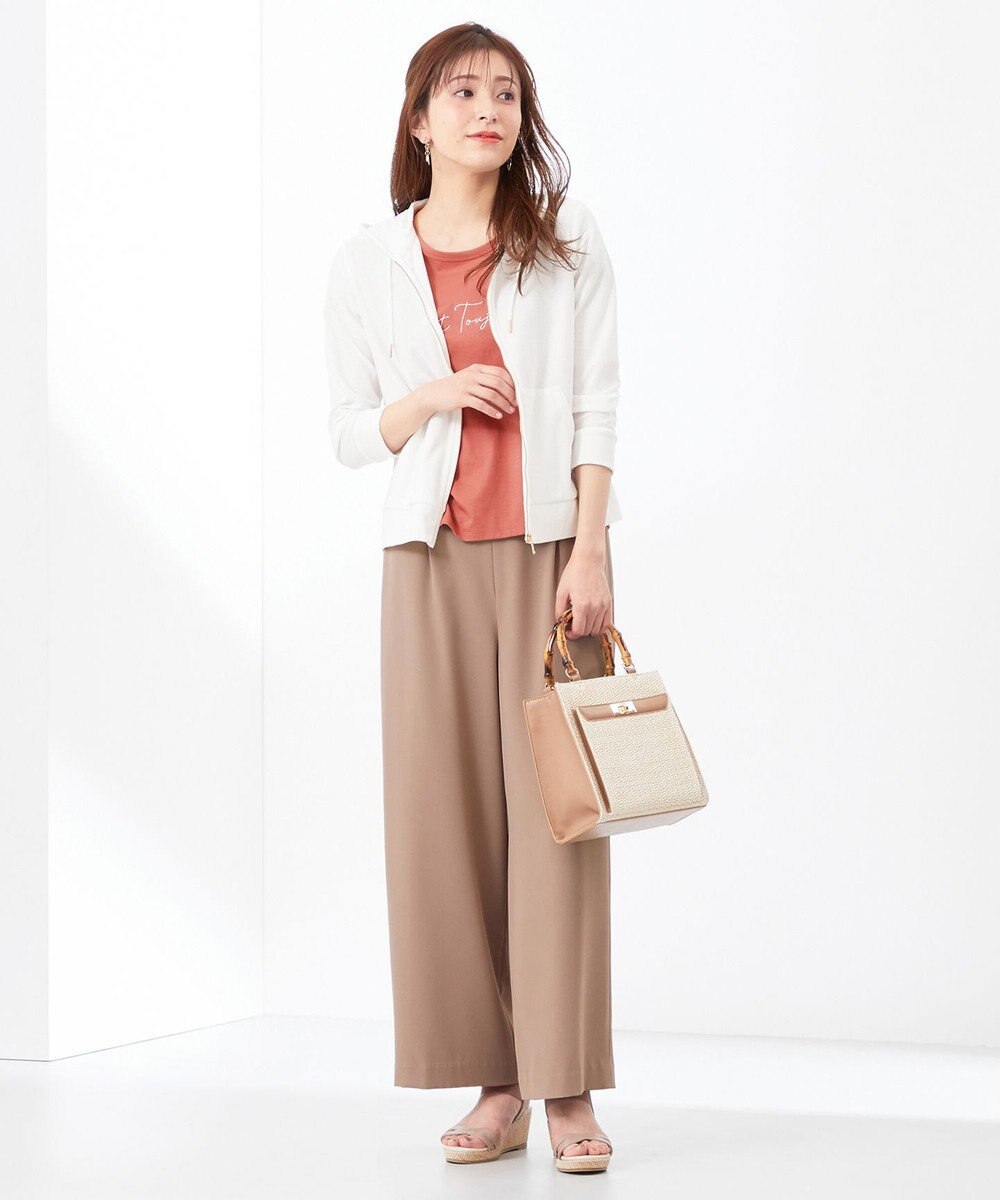 ANY SIS 【UVケア・接触冷感】リップル パーカー 