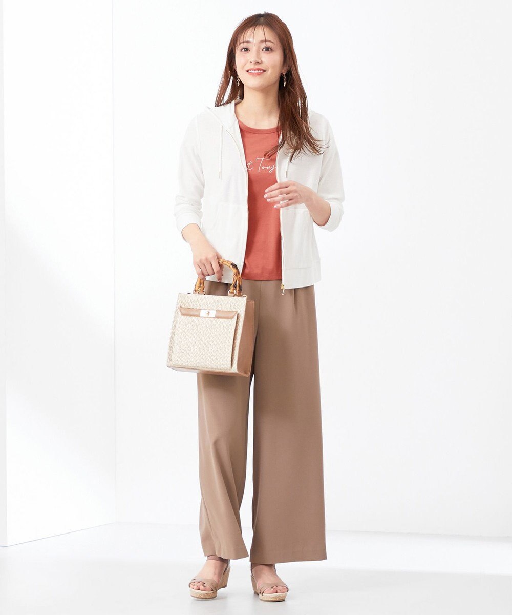 ANY SIS 【UVケア・接触冷感】リップル パーカー 