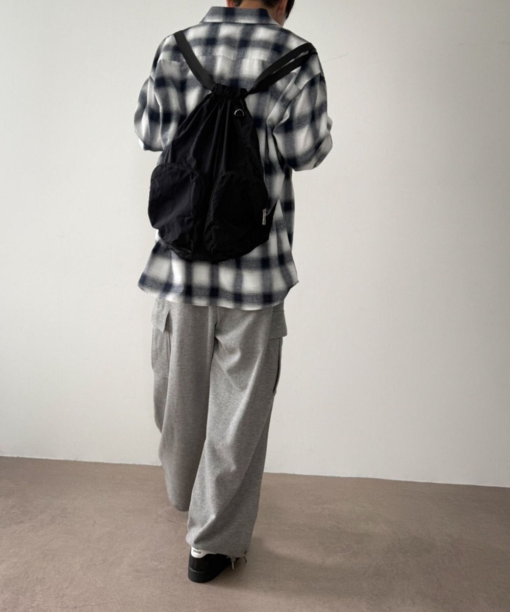 WEGO 【ユニセックス着用ITEM】ポケットデザインナップサック 