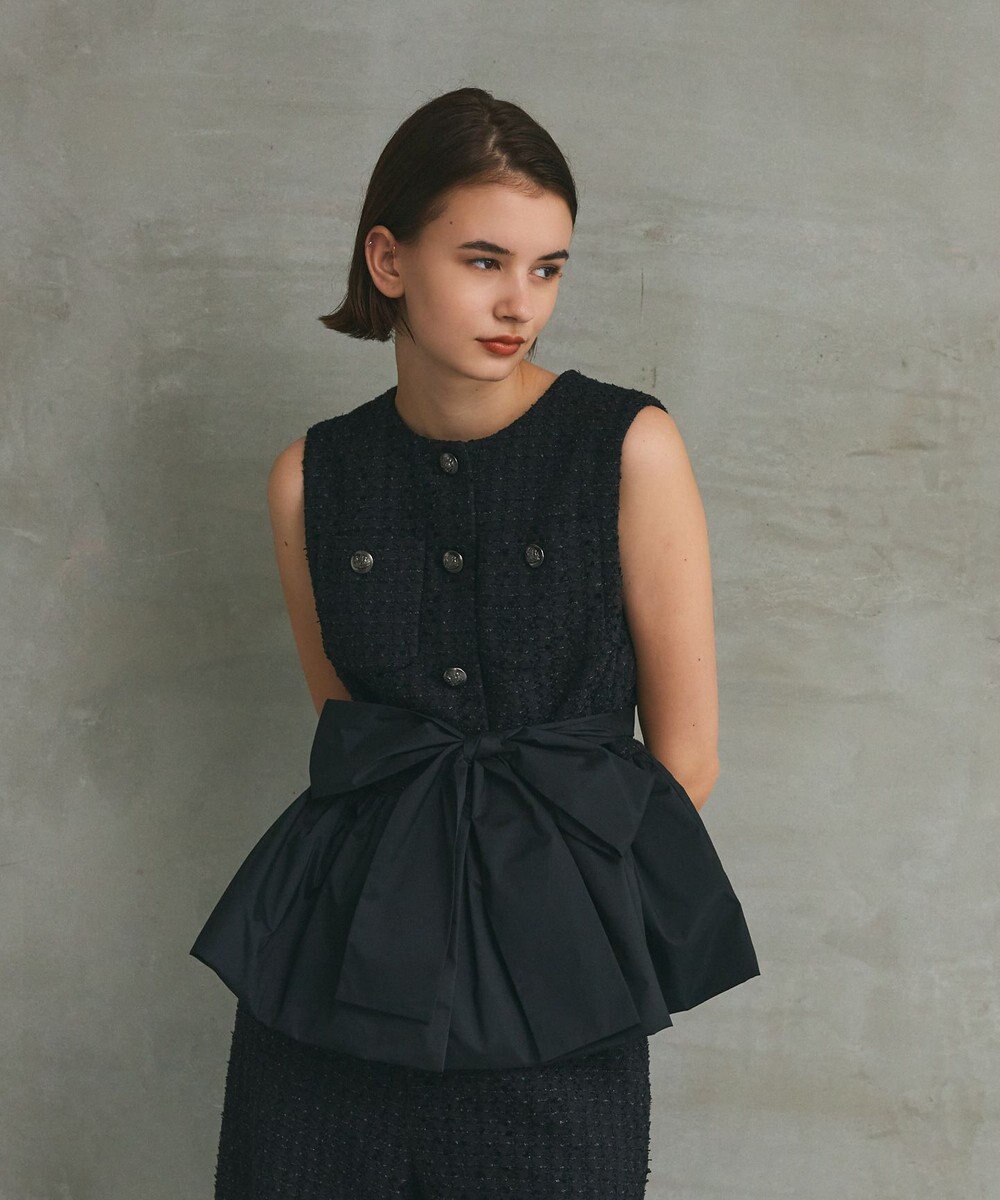 GRACE CONTINENTAL ツイードコンビジレ 