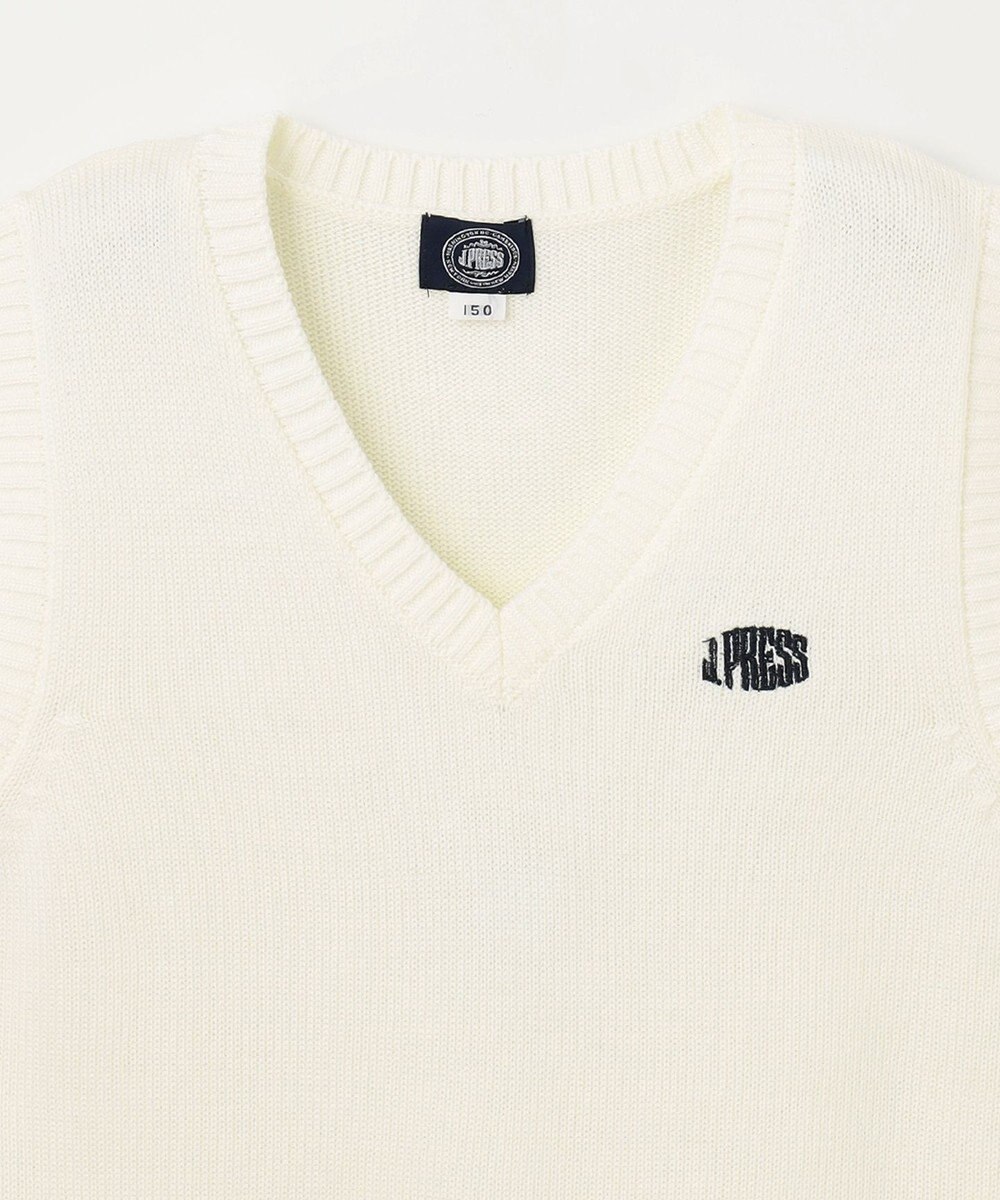 J.PRESS KIDS 【140-170cm】ロゴ入りニット ベスト 