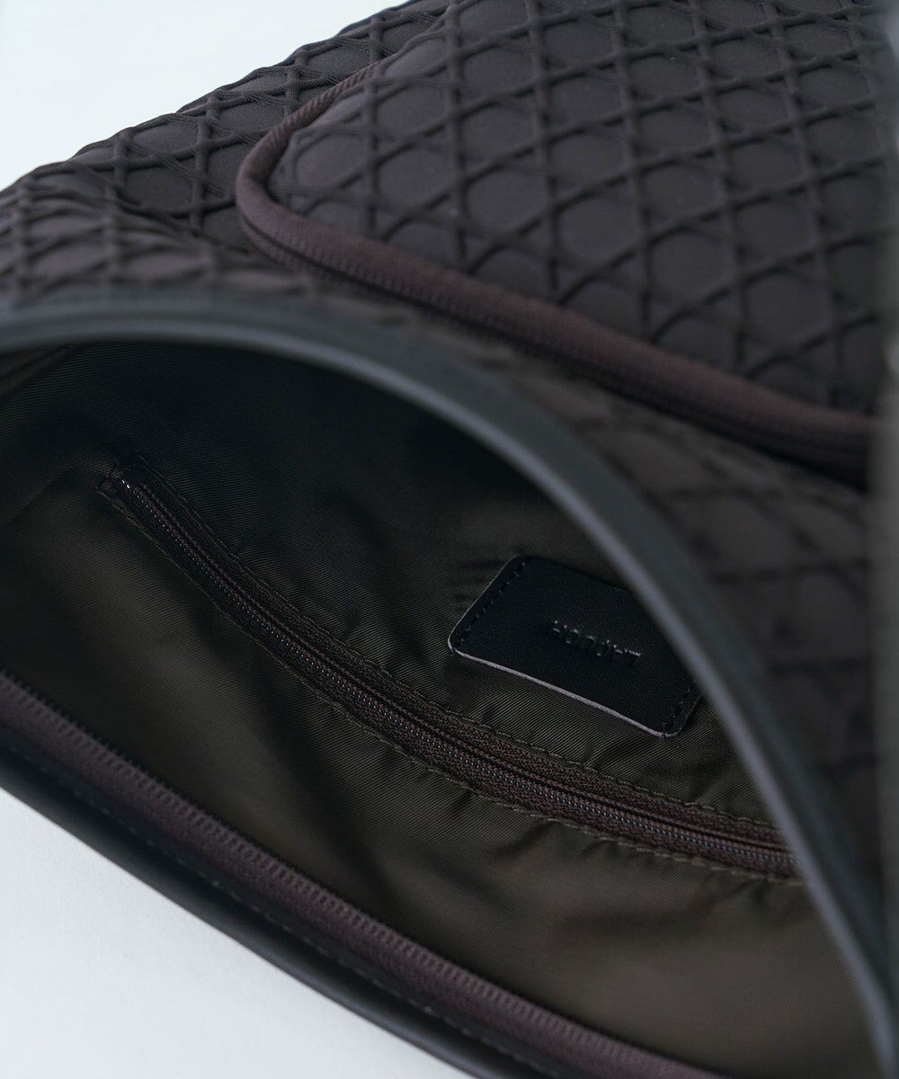 MIYABIYA LAQUOH【撥水加工】篭目柄エンボスボンディング ポケットショルダー 