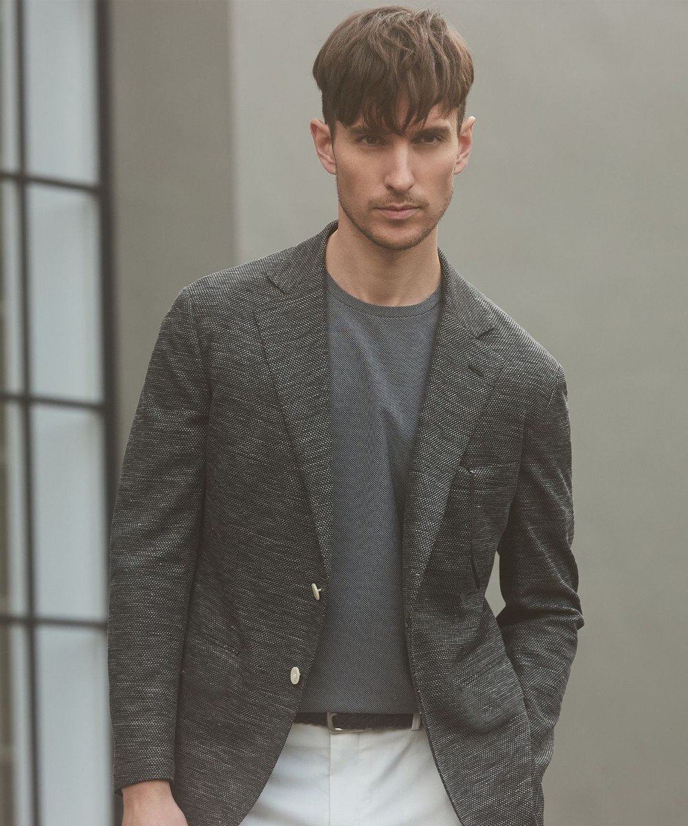 GOTAIRIKU 2年連続売上NO1【吸水速乾/ウォッシャブル/ストレッチ】ノルマンディーリネン カーディガンジャケット(25年モデル) 