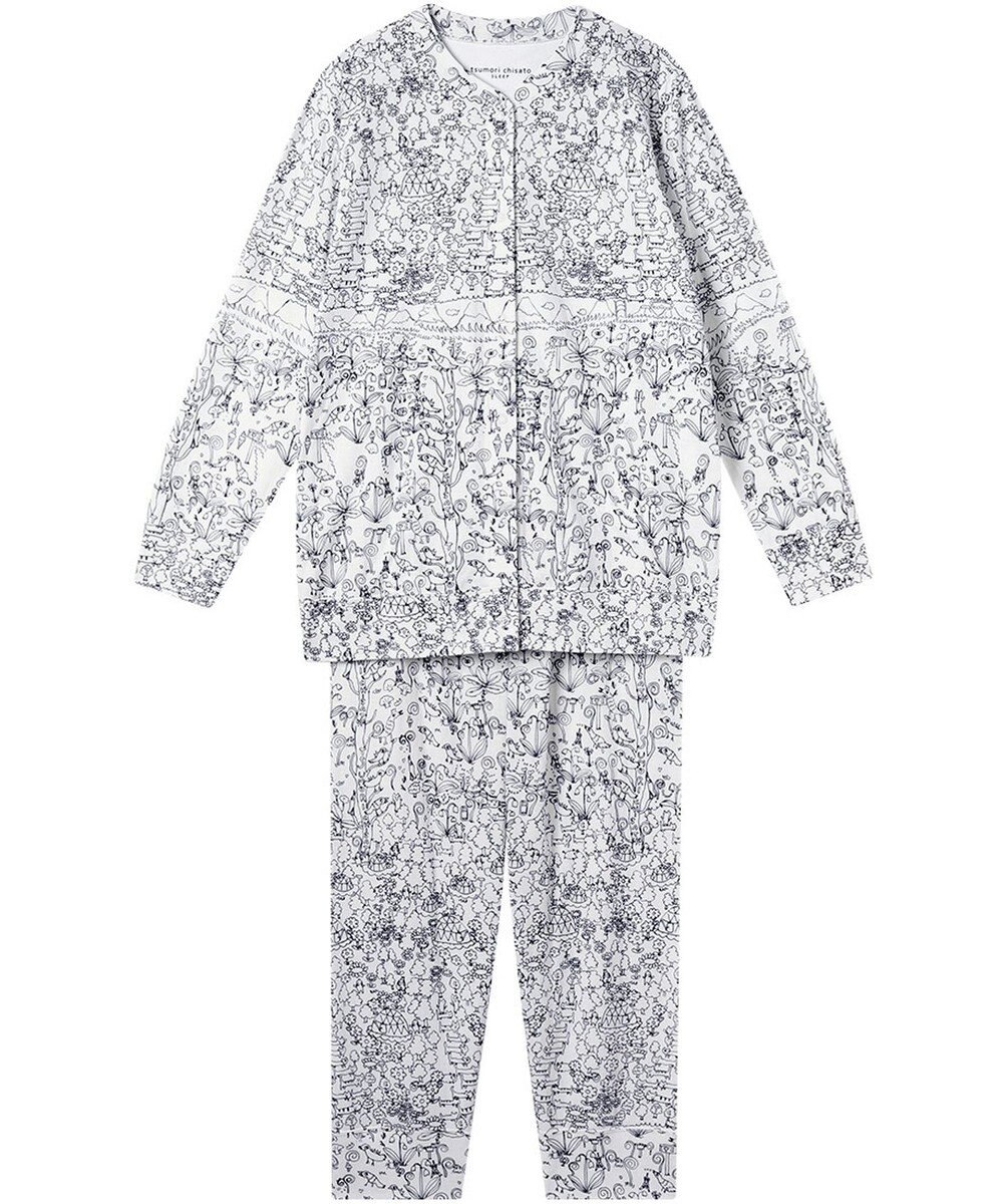 tsumori chisato SLEEP ツモリチサト パジャマ 長袖 長ズボン 綿100%(本体) 接結天竺素材 レディース UDX503 /ワコール 