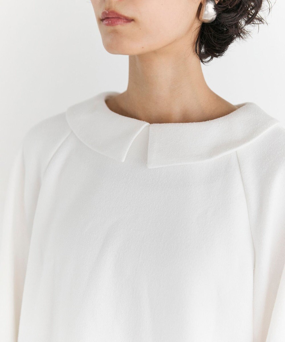 #Newans 【セレモニーにも/洗濯機可】ランタンスリーブブラウス 