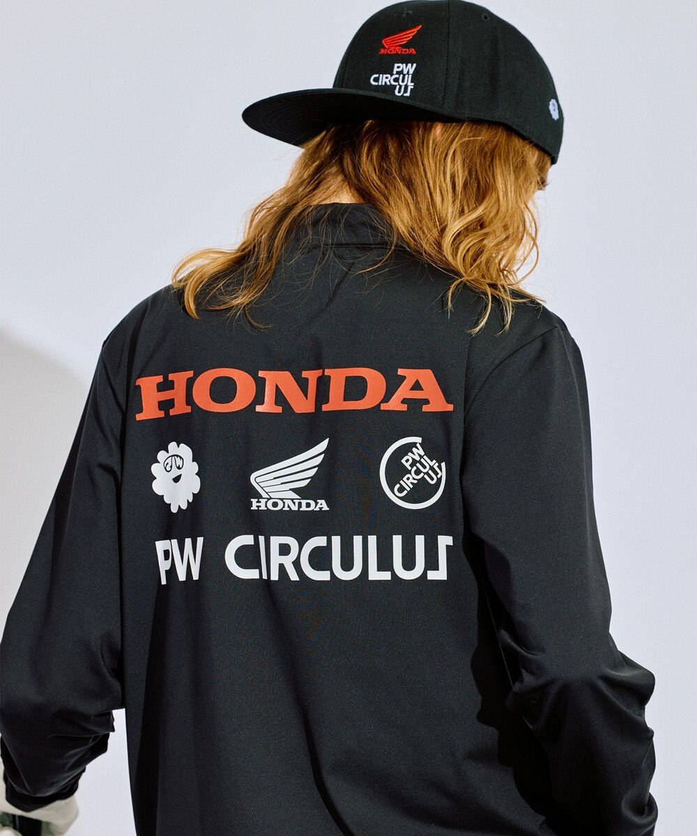 PW CIRCULUS 〈Hondaコラボ〉【UNISEX】 モックネックT ゴルフ 