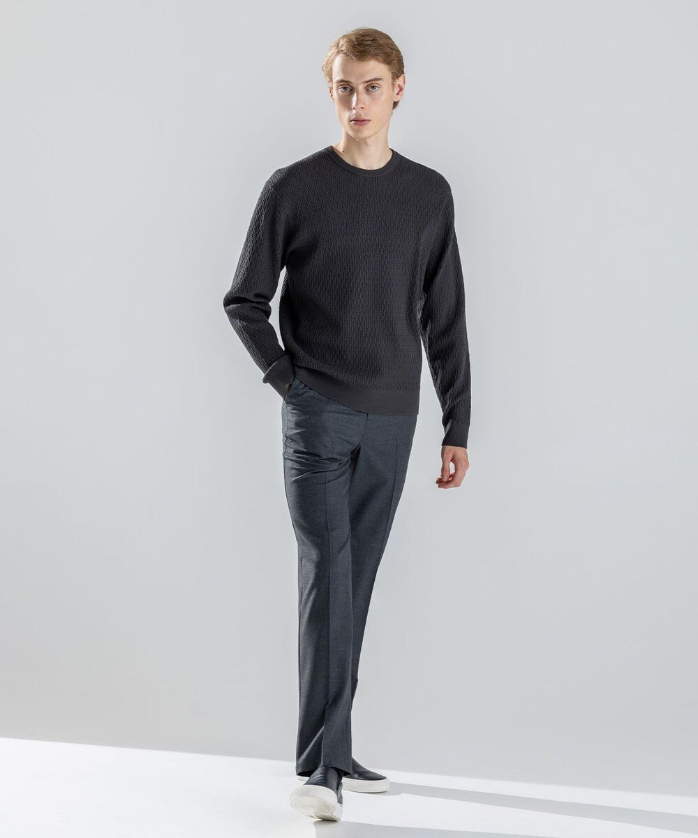 JOSEPH HOMME 【新柄】 ヴィスコースリンクス　クルーネックニット 
