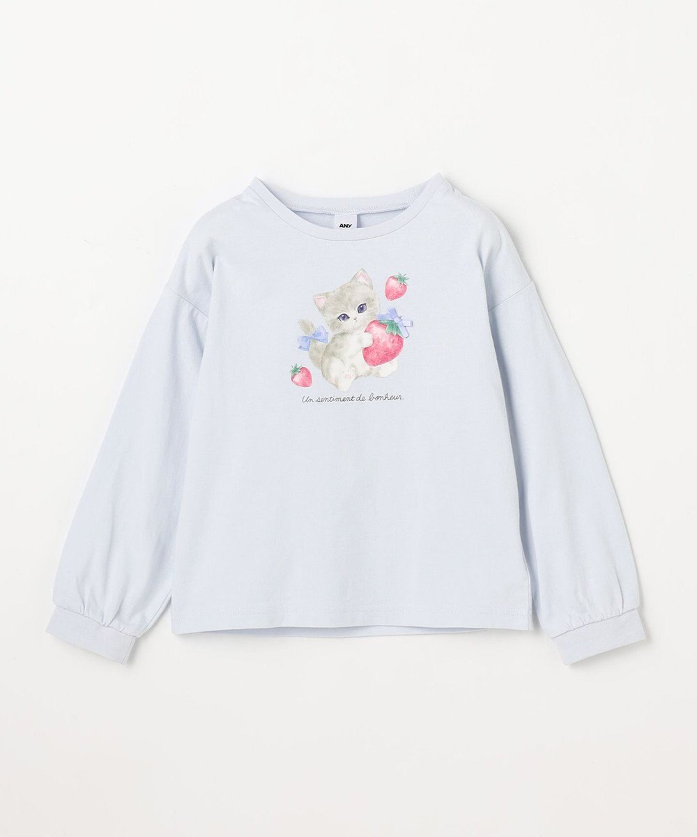 ANY KIDS 【Strawberry Collection】アートプリント 長袖Tシャツ 