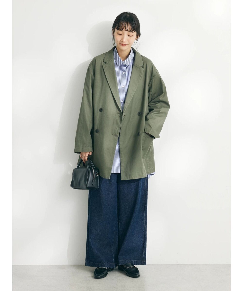 CRAFT STANDARD BOUTIQUE コットンギャバジンＷテーラードジャケット 