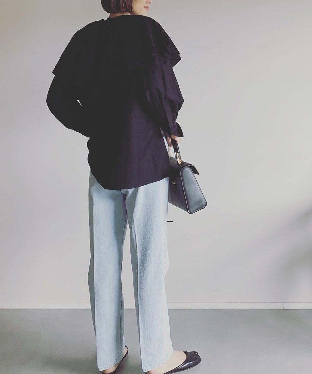 woadblue ハイライズデニムパンツ アイスブルー 