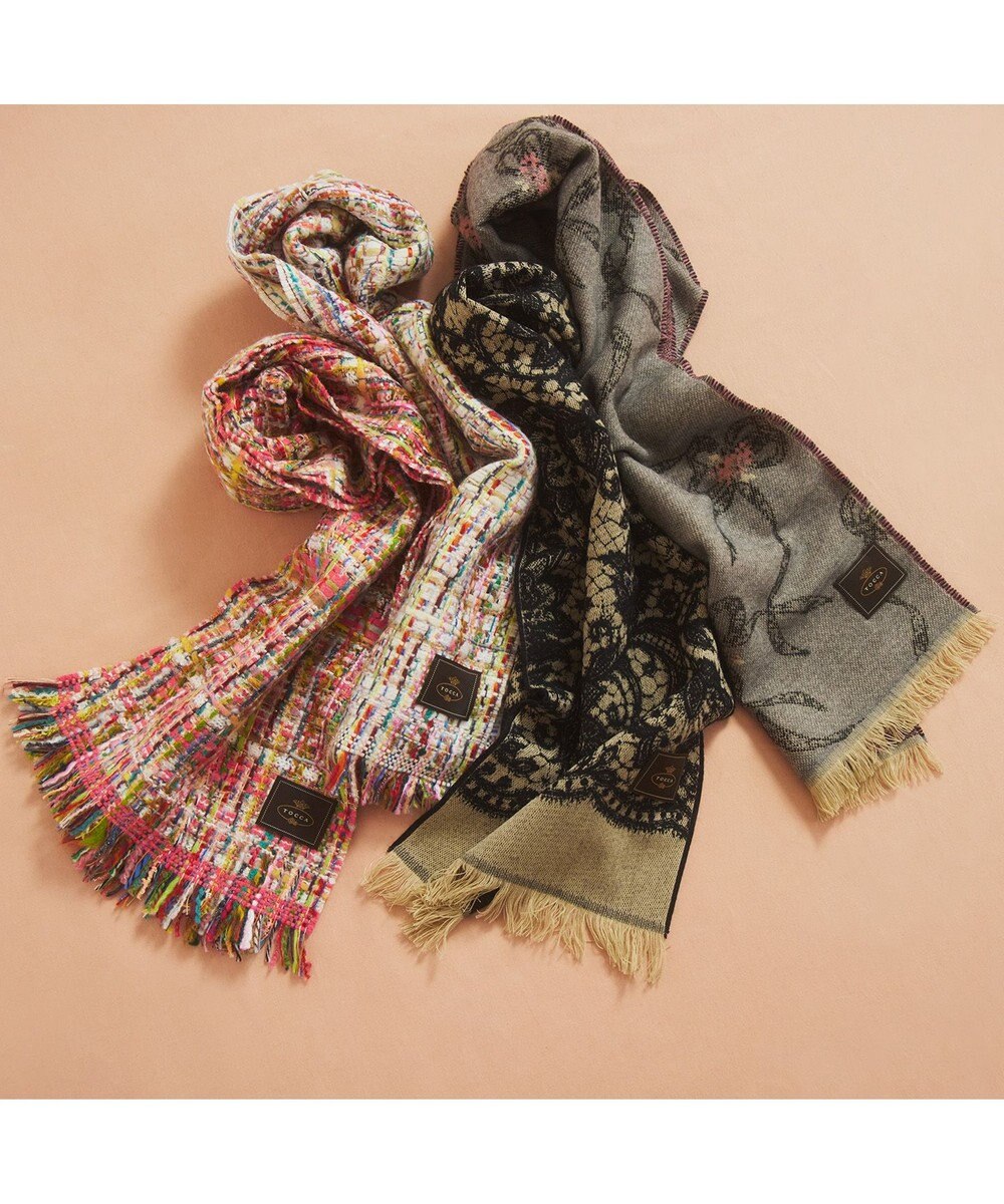 TOCCA 【フランス製】TWEED STOLE ストール 