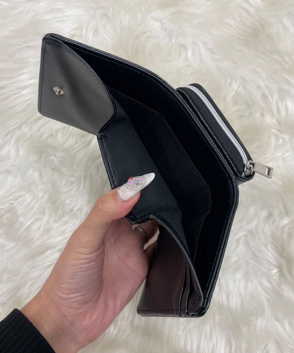 WEGO メタルハートスタッズウォレット 