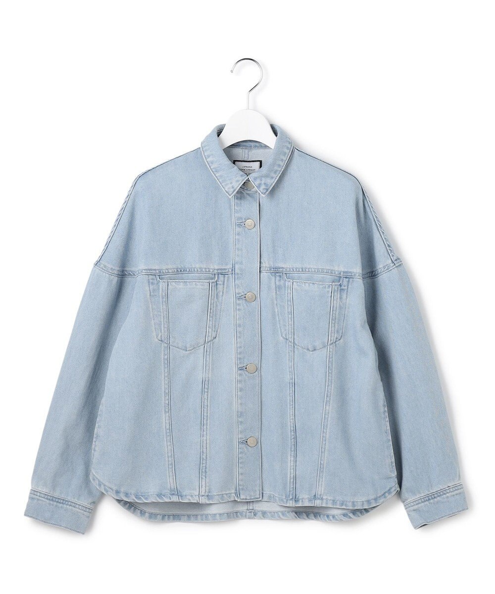 J.PRESS YORK STREET 【WOMEN】ソフトワイドデニム シャツジャケット 