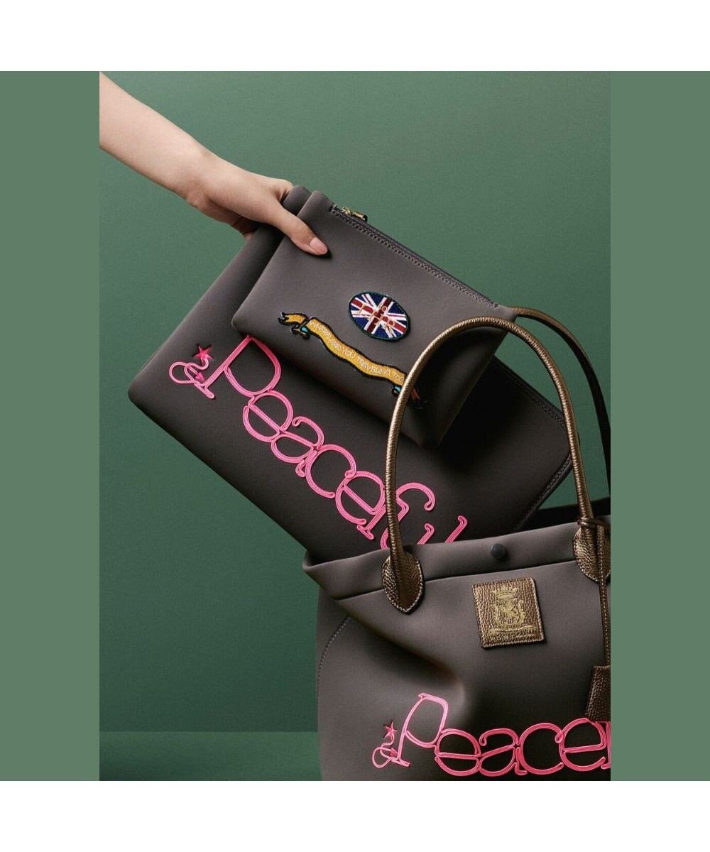 A.D.M.J. 【魔法の様に軽い】マジックライト/コード刺しゅうフラットポーチ2セット(S・LL) 