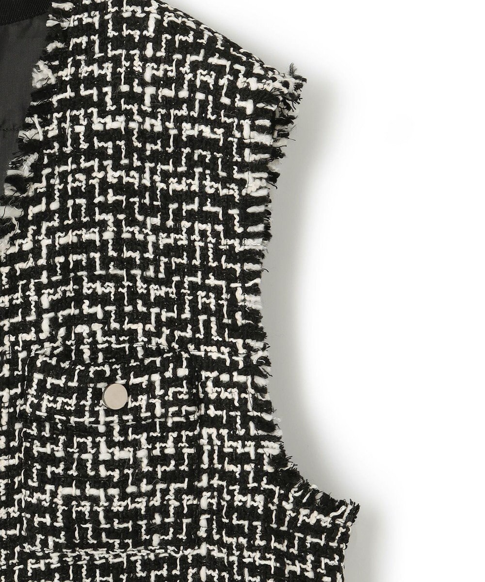 ICB ライトツイード ジレ 