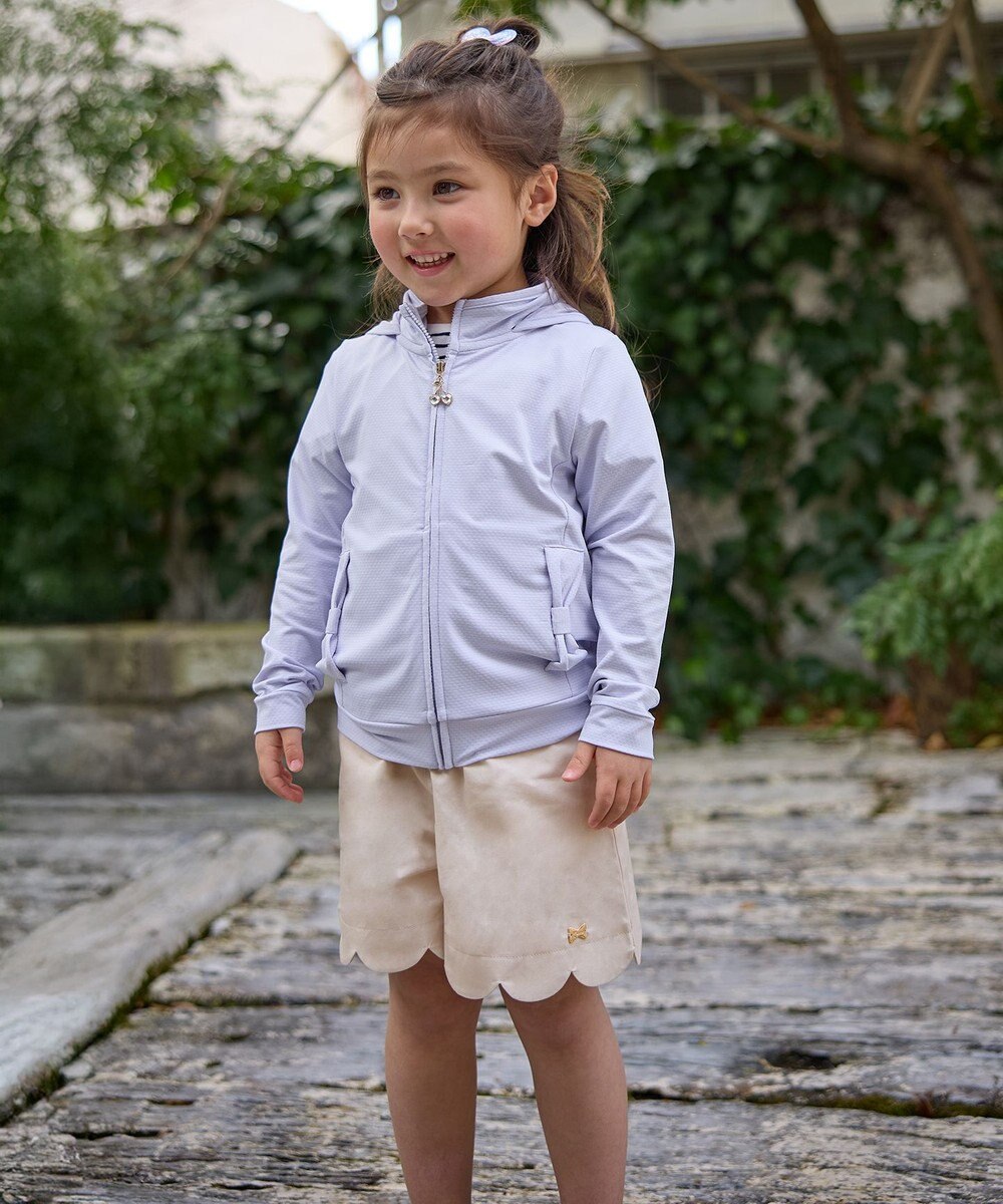 ANY KIDS UVカット リボンパーカー 