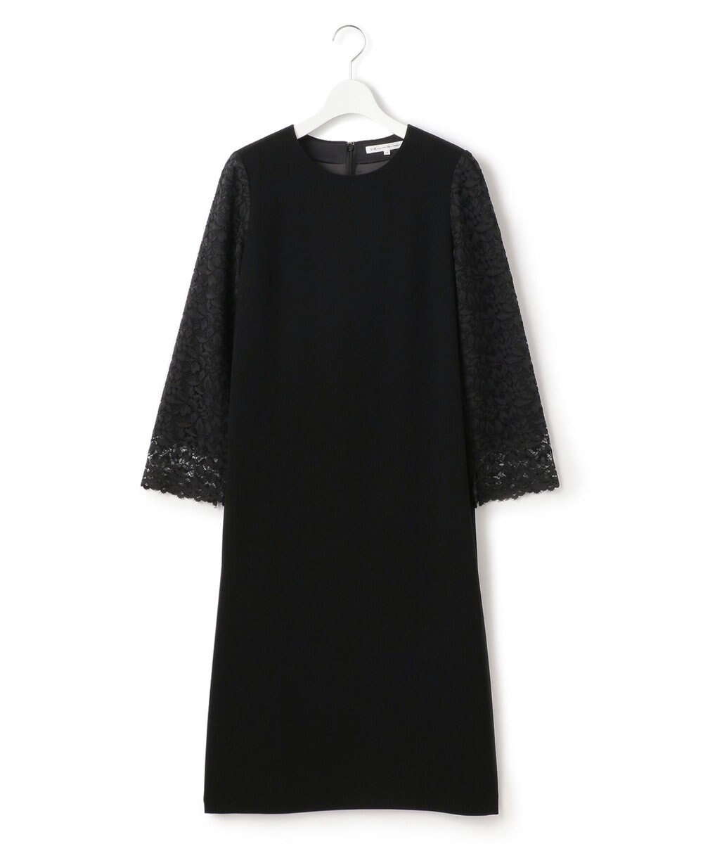 23区 【洗える】トリアセダブルジョーゼット ワンピース 