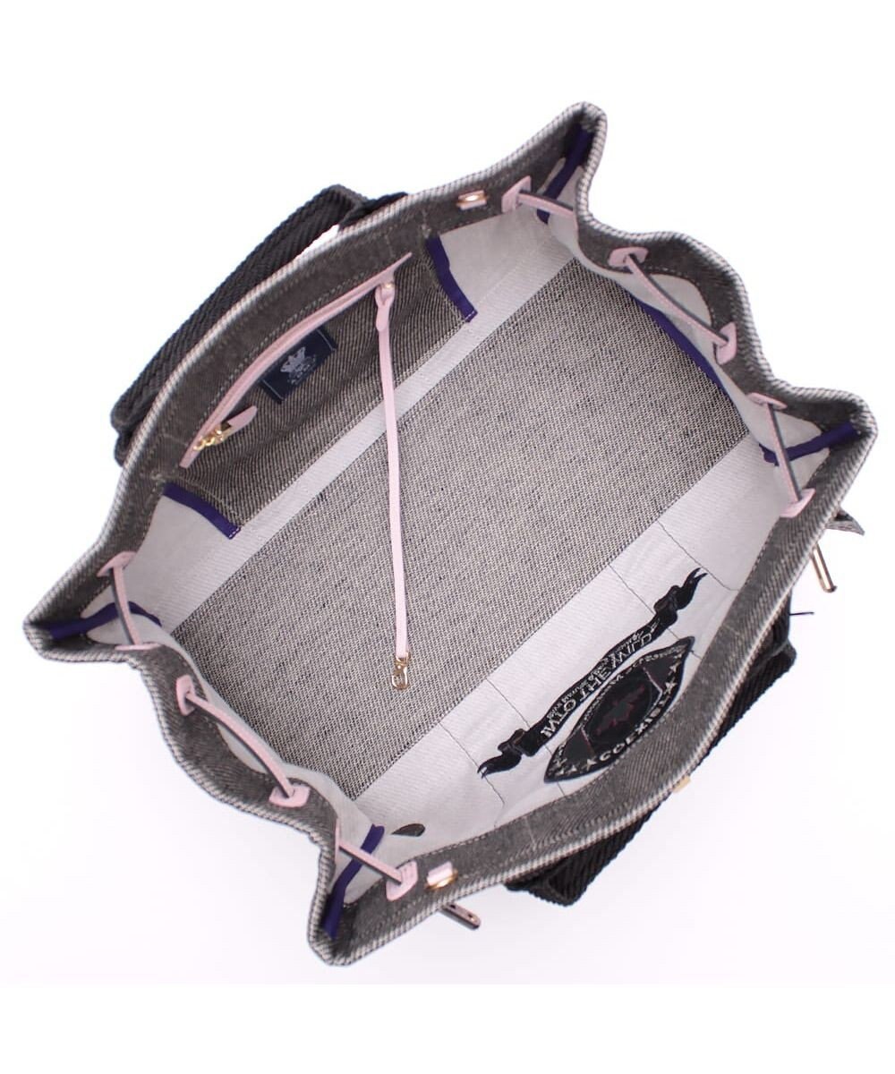 A.D.M.J. 【ファブリック】リネンラメクロス/前金具付トート32cm(Dカン＋)リネンラメクロス/前金具付トート40cm(Dカン＋) 